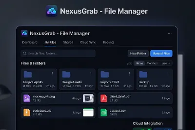 NexusGrab - File Manager